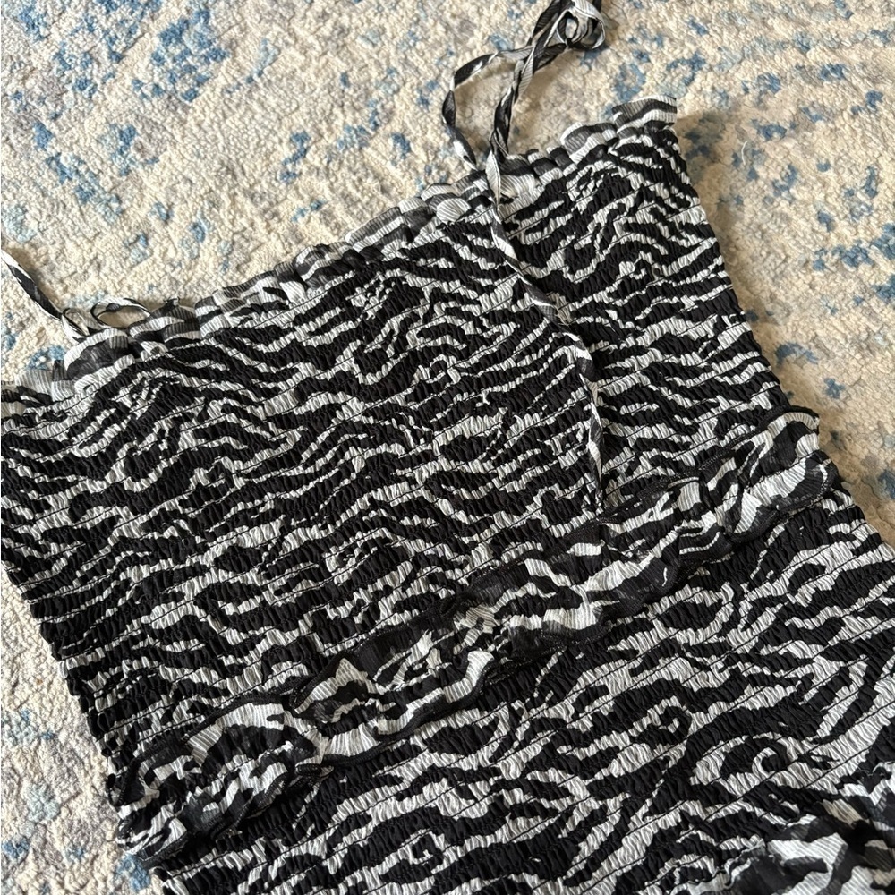Lovers + friends white zebra Brie dress new without tags small - Picture 6 of 6